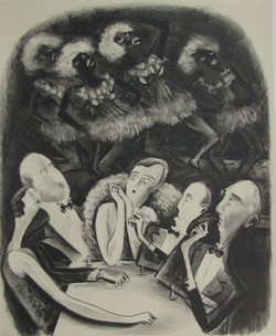 Adolf Dehn (American, 1895-1968). We Nordics, 1931. Lithograph. 13-3/4 x 11-1/4 inches. Gift of Andrew and Andrea Lowe.