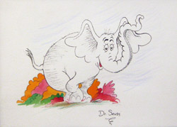 Horton from the collection of Animazing Gallery. ™ & © Dr. Seuss Enterprises, L.P.