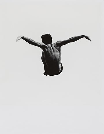 Aaron Siskin (American, 1903-1991). From the "Pleasure of Levitation" Series, c. 1954. Silver print. Gift of Samuel Charters and Ann Charters. 