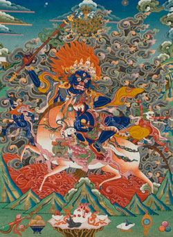 Tibetan Thangka, unknown artist.