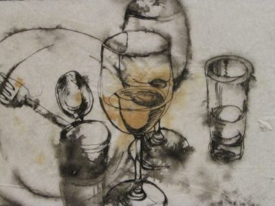 Image Detail of work by Allison Paul "Supper Napkin"