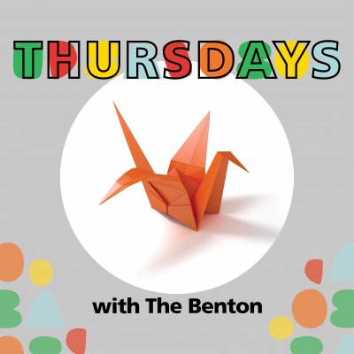 Thursdays with The Benton with origami crane