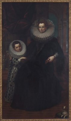 Noblewoman and Child by Alonso Sanchez Coello