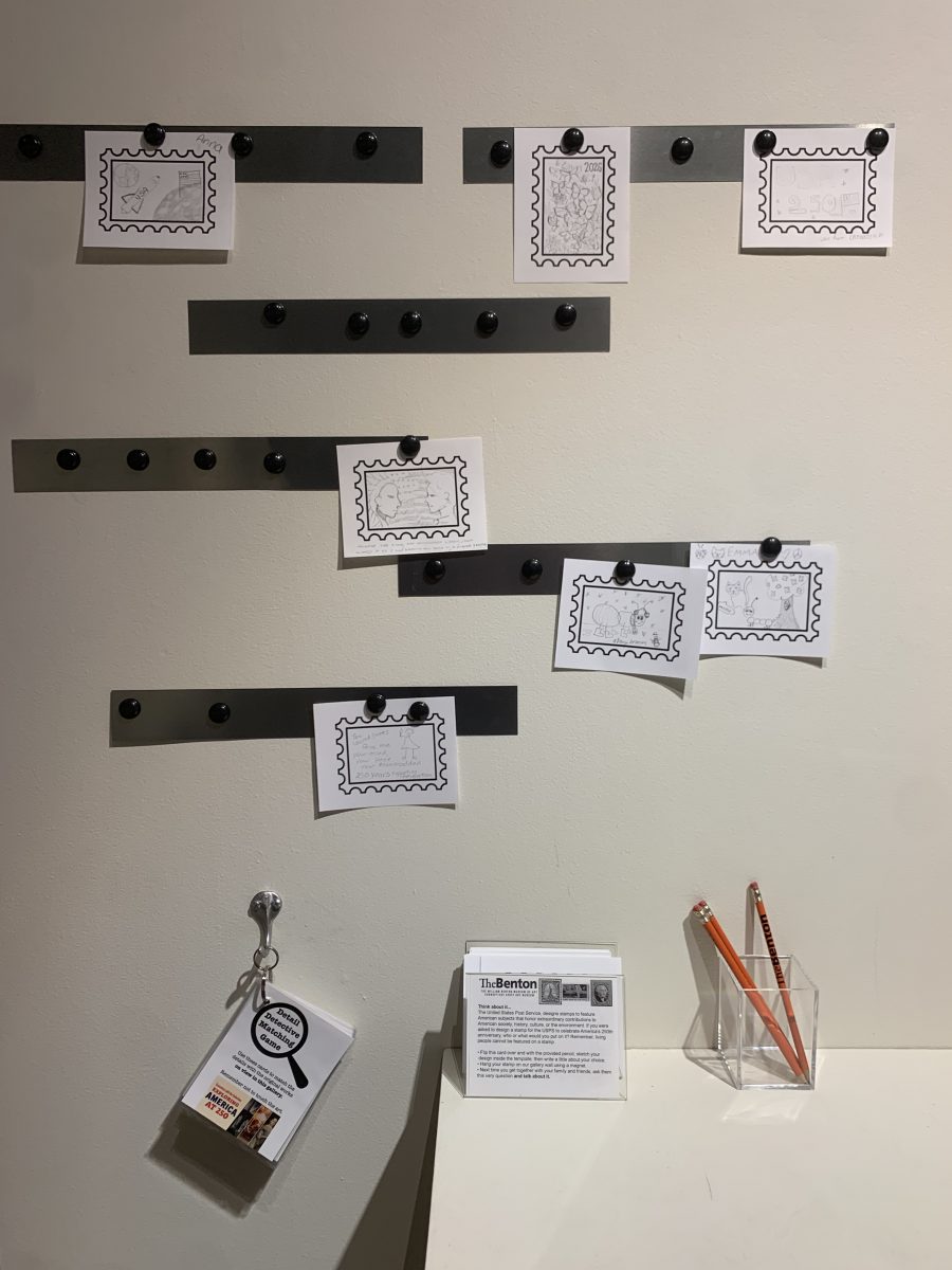 Educational exhibition activity available in the gallery